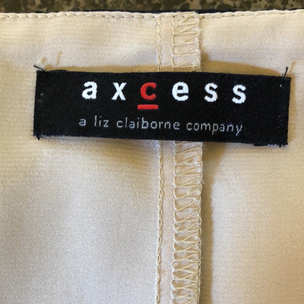 Axcess Black Lace Panel Skirt Size 10 - Picture 3 of 7